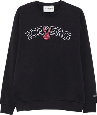 Iceberg Hombre, Sudaderas, Negro, Talla: XL