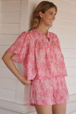 Papinelle Sleepwear Cheri Blossom 100% Cotton Pajama Set
