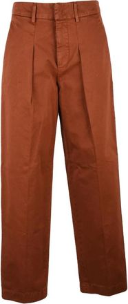 Dondup Lil Chinos - Dames - Chinos - Oranje - S - Katoen - Broeken