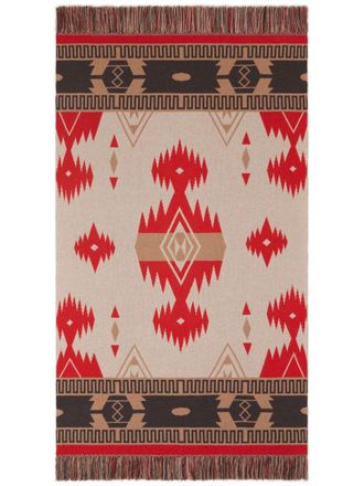 Alanui Coperta Icon con effetto jacquard - Toni neutri