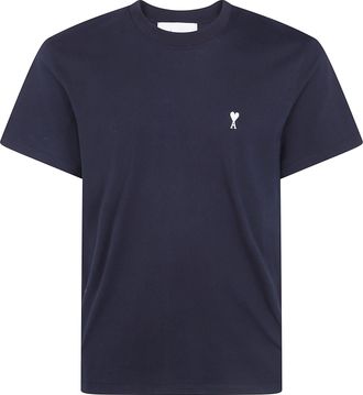 Ami T-Shirt Contrast Quota Ami De Coeur