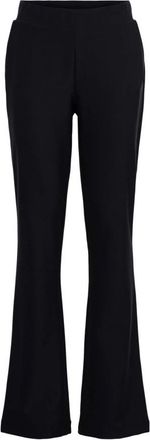 &Co Woman Pacey Flared Broek - Dames - Wijde Broeken - Zwart - M - Broeken