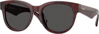 Burberry Dark Grey Oval Ladies Sunglasses BE4432U 411587 54