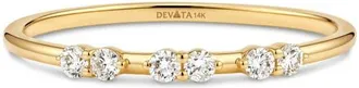 Devata Triple Cluster Lab Grown Diamond Ring in 14K Gold in Yellow Gold at Nordstrom, Size 7