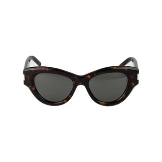 Saint Laurent Sunglasses, female, Brown, 51 MM, Havana Grey Sunglasses SL 506 002