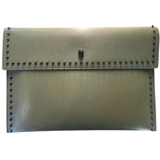 Alexander McQueen Alexander McQueen, Clutches, female, Green, Size: ONE SIZE Pouch Bag