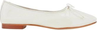 Cosmoparis Schoenen, Dames, Beige, 37 EU, Ballerinas met vierkante neus en strik