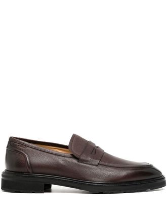Bally Mocassini con design a incrocio - Marrone