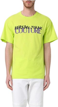 Versace Jeans Couture Heren, Tops, Groen, Maat: 3XL