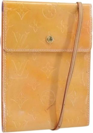 Louis Vuitton Pre-owned Vintage Cross Body Tas - Dames - Vintage Schoudertas - Geel - ONE Size - Leer - Vintage