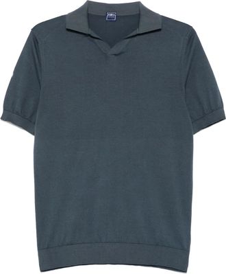 Fedeli fine-kinit polo shirt - men - Cotton - 50 - Blue