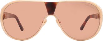 Tom Ford Vincenzo Brown Pilot Mens Sunglasses FT1072 30E 64