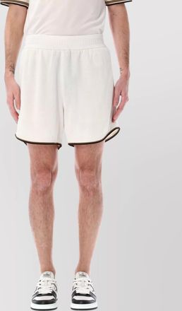 Fendi football bermuda contrast trim