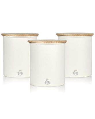 SWAN Set Of 3 Nordic Canisters