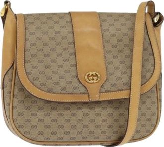 Gucci Pre-owned Cross Body Bags, female, Beige, Size: ONE SIZE Pre-owned Cross Body Bag