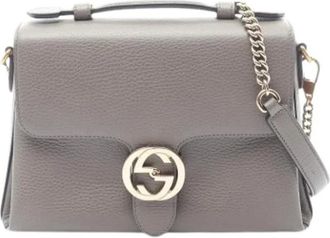 Gucci Pre-owned Handbags, female, Gray, Size: ONE SIZE Pre-owned 510302 Handbag