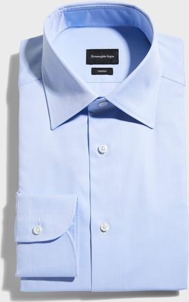 Ermenegildo Zegna Mens Trofeo Regular-Fit Dress Shirt