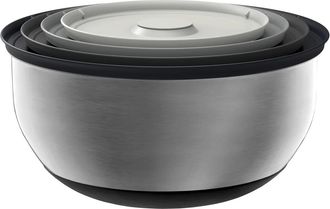 Joseph Joseph Nest Prep&Store 100 Sch&uuml;ssel-Set (4-tlg.), Edelstahl / schwarz