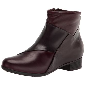 Trotters Maci Dark Red Multi T2263-629 Womens