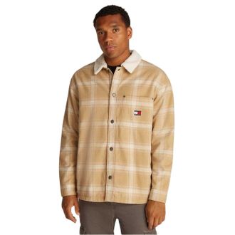 Tommy Jeans Heren overhemd jas (Tan)