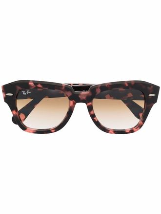 Ray-Ban Occhiali da sole cat-eye State Street - Marrone