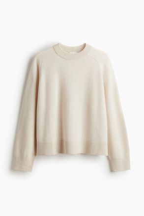 H&M Oversized Wollpullover - Beige