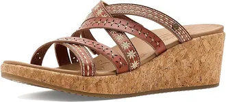 Skechers Arch Fit Beverlee 2.0 - Tigger Posse Womens Wedge Shoes Luggage : 6.5 B - Medium, Faux Leather