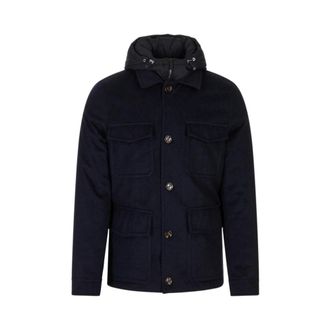 Moorer Winter Jassen - Heren - Winterjassen - Blauw - L - Jassen