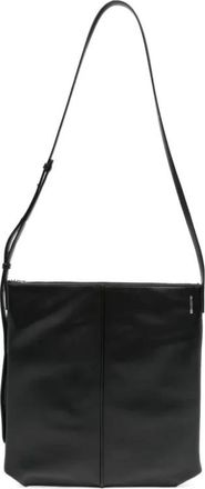 Jil Sander Linea Crossbody Bag - Dames - Schoudertassen - Zwart - ONE Size - Leer - Tassen