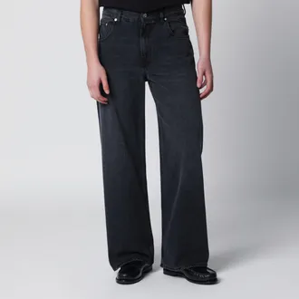 S&eacute;fr Jeans Relaxed Cut nero slavato