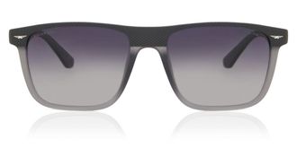 Police SPLE02 Polarized 968P Mens Sunglasses Grey Size 57