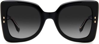 Isabel Marant IMIM0120S807AC Acetate Square Sunglasses - Black