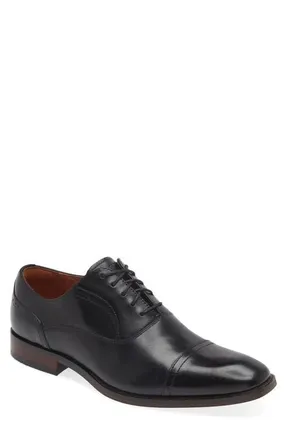 Florsheim Sorrento Cap Toe Oxford in Black at Nordstrom, Size 10.5