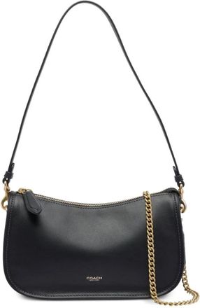 Coach Tassen, Dames, Zwart, ONE Size, Katoen, Waverly Schoudertas