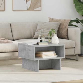 vidaXL Vidaxl Tavolino Da Salotto Grigio Cemento 48 X 46 X 35 Cm