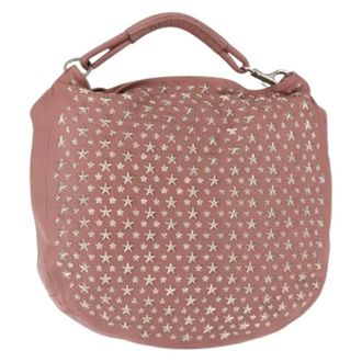 Jimmy Choo London Pre-owned Leren Handtas - Dames - Pre-owned - Roze - Maat: ONE Size Leer