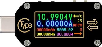 OEM Rd Tc66 Tipo-c Pd Trigger Usb Volt&iacute;metro Amper&iacute;metro Repuestos Accesorios Voltaje Medidor De Corriente Bidireccional Mult&iacute;metro Cargador Pd Bater&iacute;a Pr