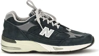 New Balance Suede and Nylon Sneakers - Navy