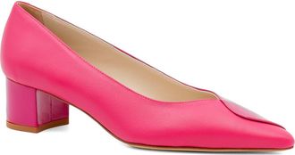 Amalfi By Rangoni Paglietta Pointed Toe Pump in Fuxia Soft Paint at Nordstrom, Size 8.5