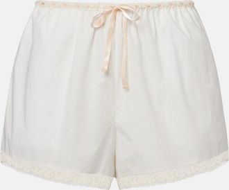 Poss&eacute; Alma cotton shorts