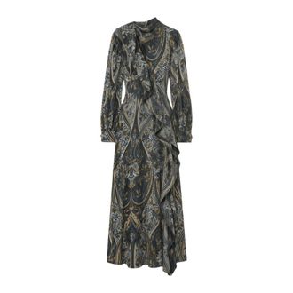 Ulla Johnson Sabrina Zijden Maxidress - Dames - Jurken - Blauw - Maat: S Zijde