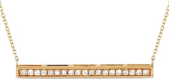 Luxury Bazaar Collana in oro giallo 14 carati con diamanti