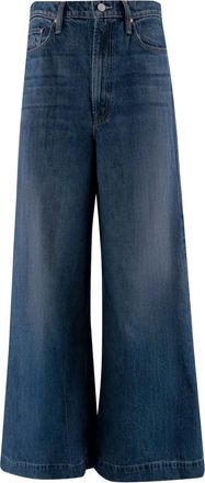 Mother Jeans a gamba ampia - Blu