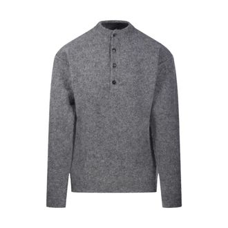 Haikure Round-neck Knitwear, male, Gray, M, AL Jumper