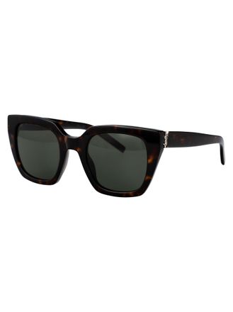 Saint Laurent SLM143 Acetate Havana Sunglasses - Brown