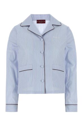 Gucci Gestreepte Katoenen Shirt