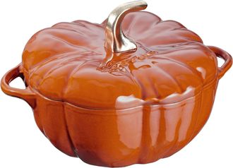 Staub Cast Iron 3.5-qt Pumpkin Cocotte