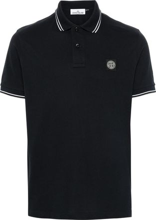 Stone Island Compass-motif Polo Shirt