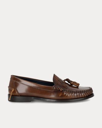 Fortela Sophie Calf Leather Tassel Loafers in Light Brown at Nordstrom, Size 37