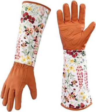 OEM Serie De Guantes De Jardiner&iacute;a Con Protecci&oacute;n Contra Espinas, Guantes Largos Con Dise&ntilde;o De Rosas, Talla Unisex, Ideales Para Podar Y Jardiner&iacute;a